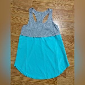 Head Turquoise Open Back Tank Size XS